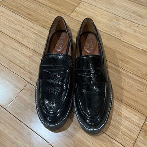 Franco Sarto Black Loafers Women’s size 9